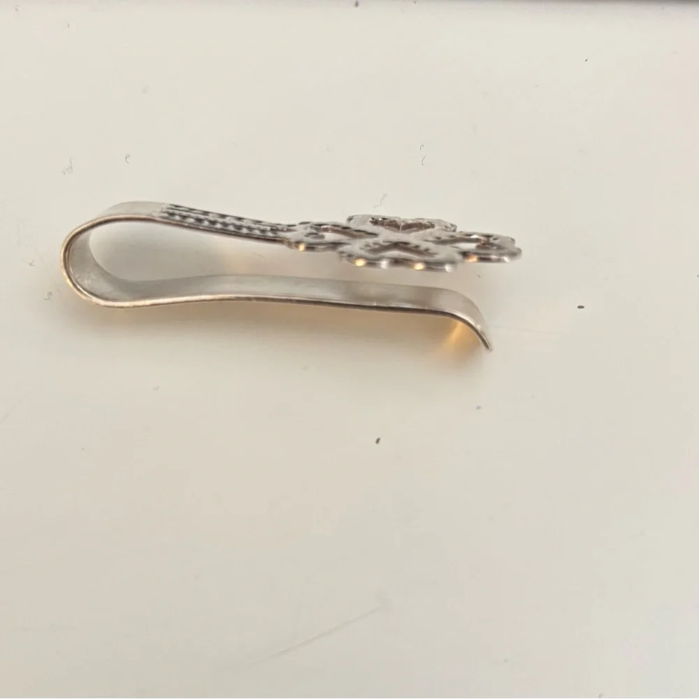 Sterling Silver 4 leaf clover imported money clip. Accessory